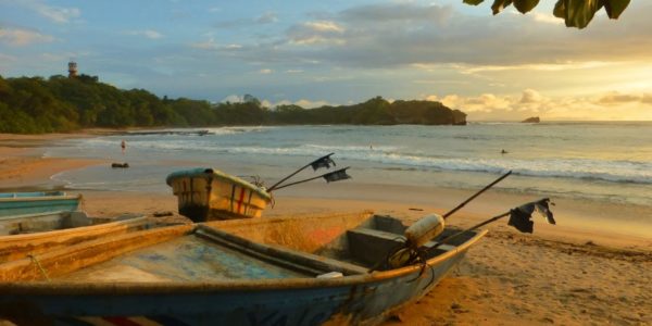 Playa Pelada Boat On Beach